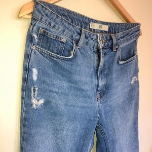 Topshop mom jeans